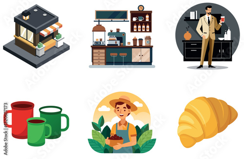 Cozy Coffee Bundle. Autumn Collection Stickers