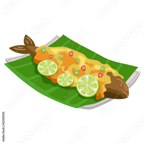 Indonesian Food Illustration