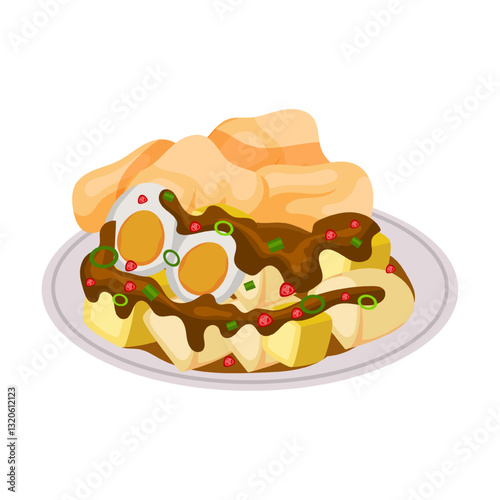 Indonesian Food Illustration