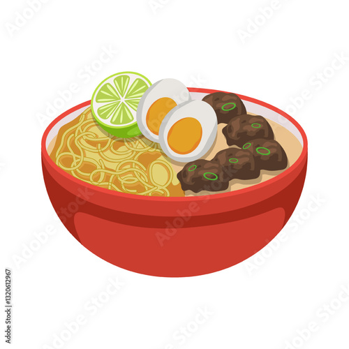 Indonesian Food Illustration