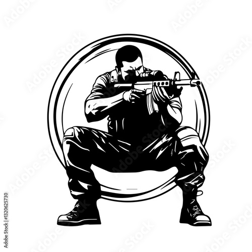 Powerful Combat Silhouettes: Action Poses for Illustrators and Designers