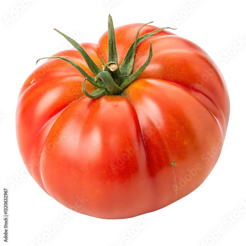 Beefsteak tomato isolated on transparent background