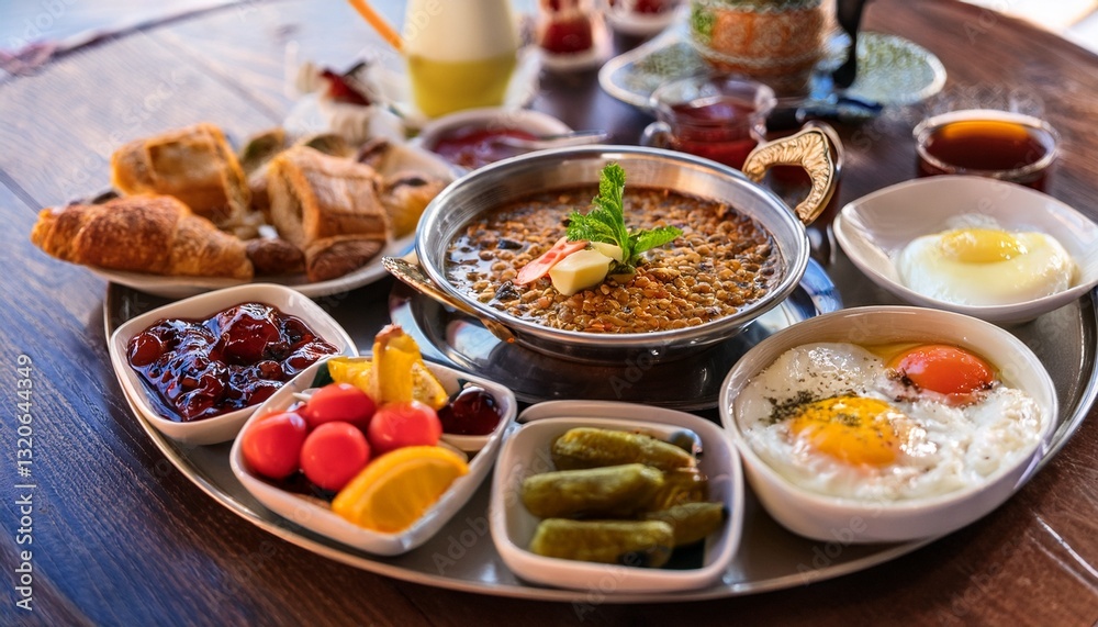 vibrant turkish breakfast spread captured in sk dar istanbul turkey showcases the rich culinary traditions of the region vibrant turkish breakfast spread captured in sk dar istanbul turkey showcases the rich culinary traditions of the region