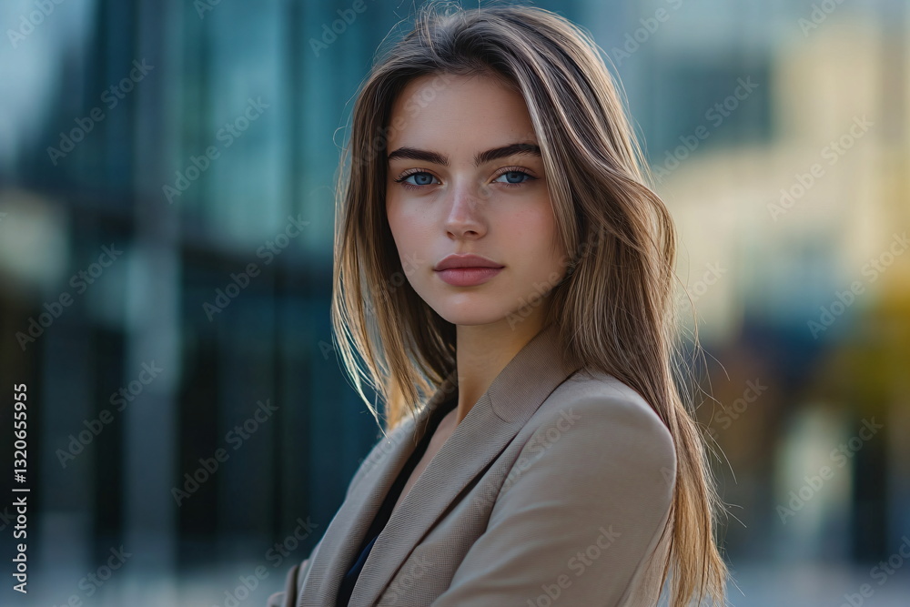Portrait of a beautiful young business woman Portrait of a beautiful young business woman