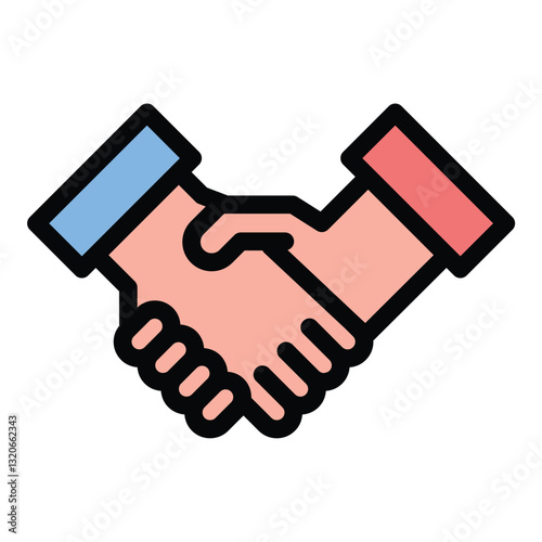 Honesty icon in flat line style representing truth integrity and transparency ideal for ethics communication and trust concepts.