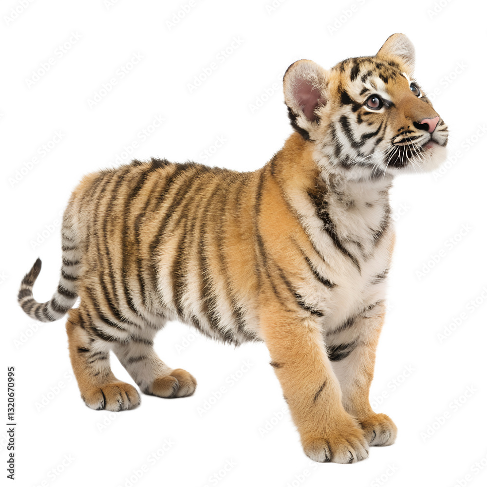 Obraz premium Tiger Cub. PNG.