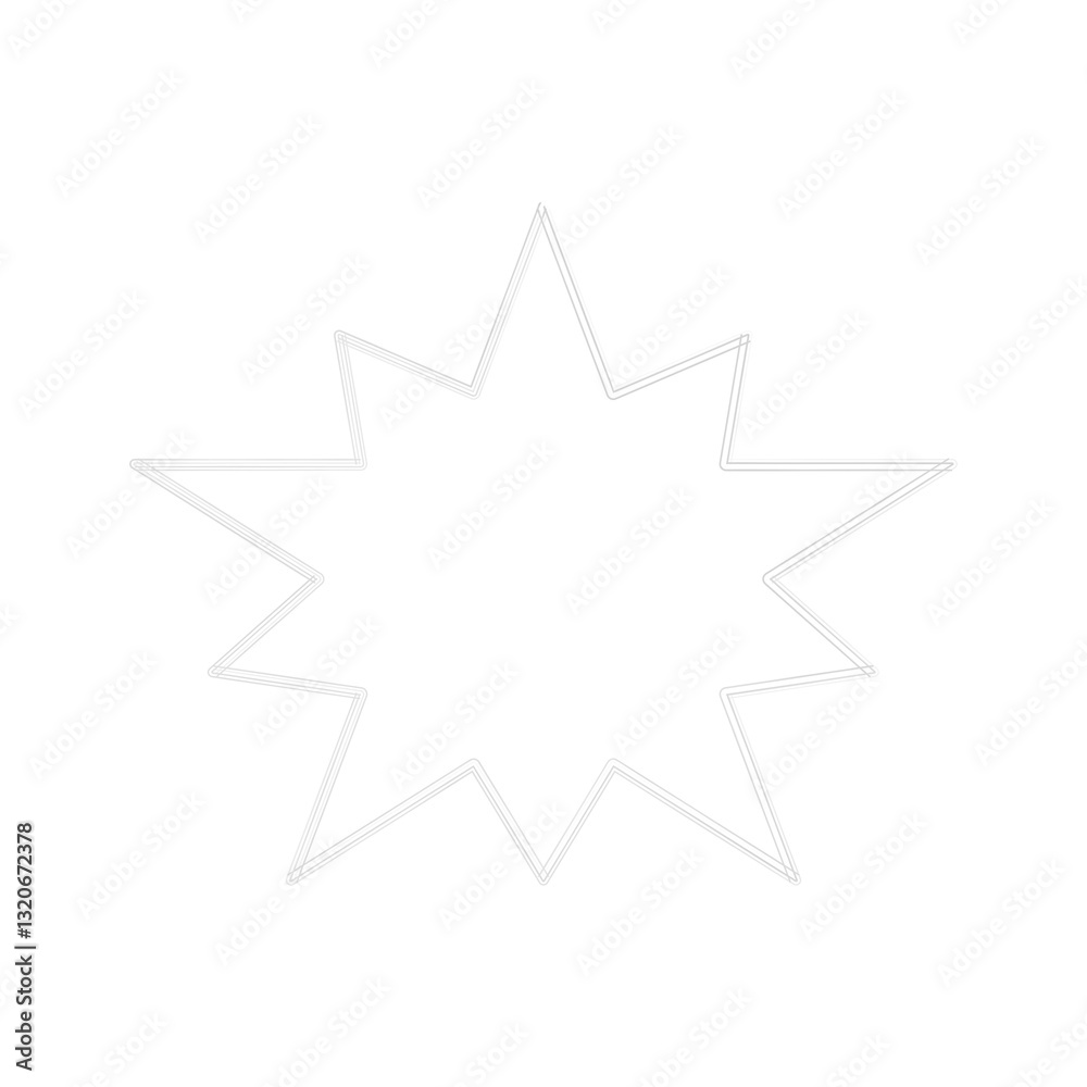 Star shape icon Star shape icon