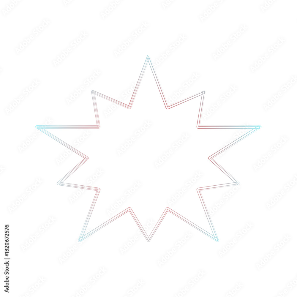 Star shape icon Star shape icon