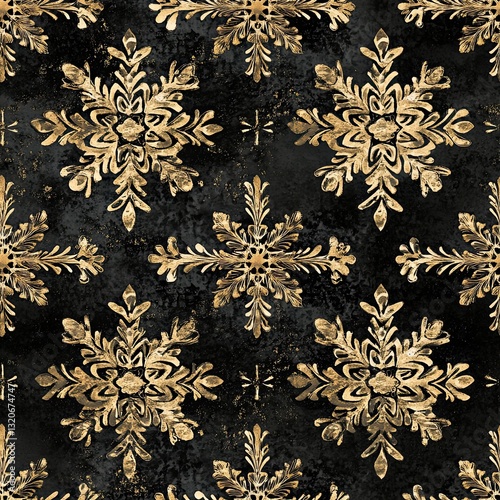 Elegant Snowflake Patterns Delicate Filigree for Winter Designs