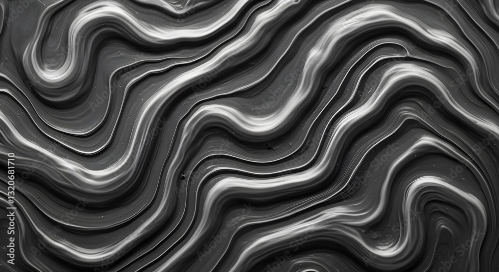 abstract wavy contour black and white background abstract wavy contour black and white background