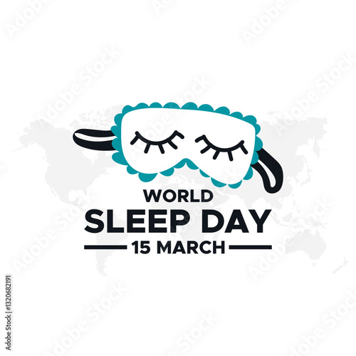 World Sleep Day, World Sleep day is observed every year in March, intended to be a celebration of sleep and a call to action on important issues related to sleep. Vector illustration