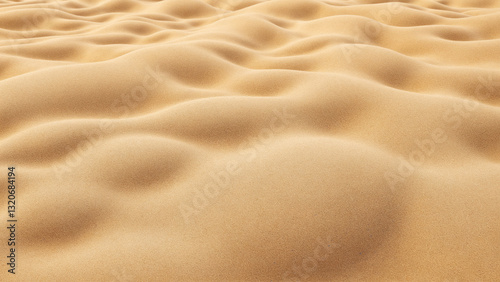 Fototapeta Naklejka Na Ścianę i Meble -  Sand dunes, with their undulating forms, play of light and shadow, and sense of escape and natural beauty 
