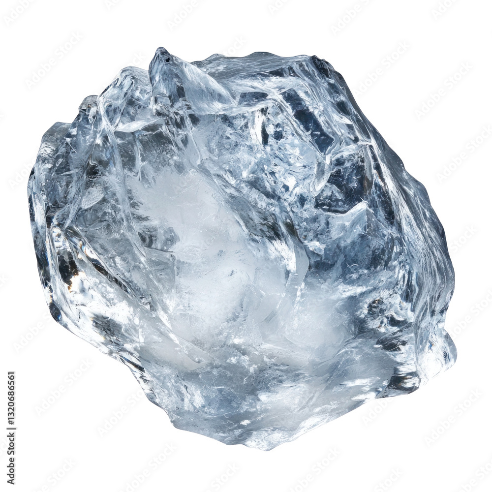 Obraz premium ice cube isolated on white