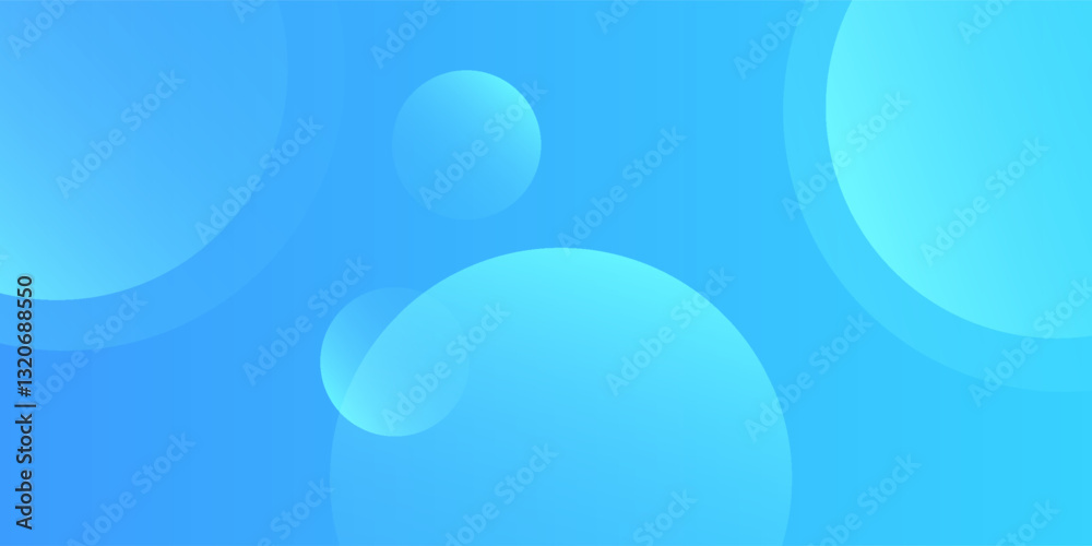 Abstract background, colorful. Blue gradations, circle effect style. Modern background, memphis. Eps 10