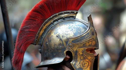 The helmet of the great warrior Ajax was crafted to embody the raw might of his strength