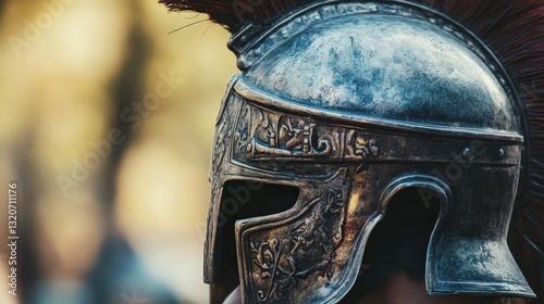 The helmet of the warrior Ajax was said to be crafted with divine precision, enhancing his combat abilities