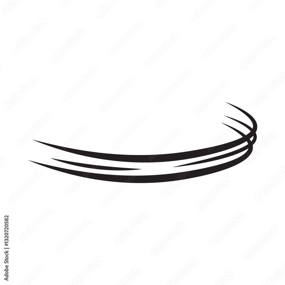 Naklejka premium Comic Speed Line Effect