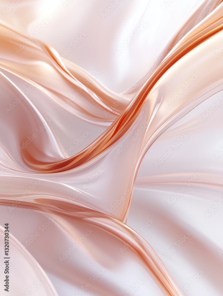 Obraz premium Abstract Beige and Rose Gold Fabric Texture