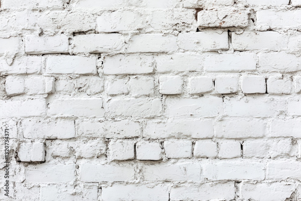 Obraz premium Sleek white brick surface ideal for contemporary interiors and stylish decor concepts