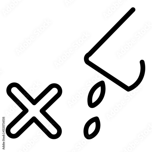 Lack Absence Nose Line Icon