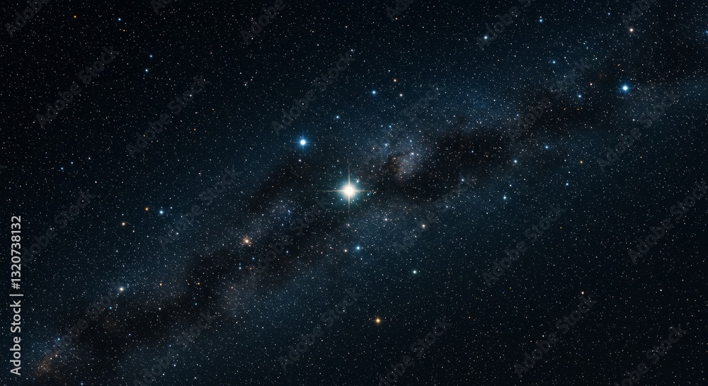 Obraz premium universe starry sky