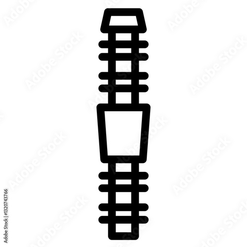 Stud Bolt Screw Line Icon