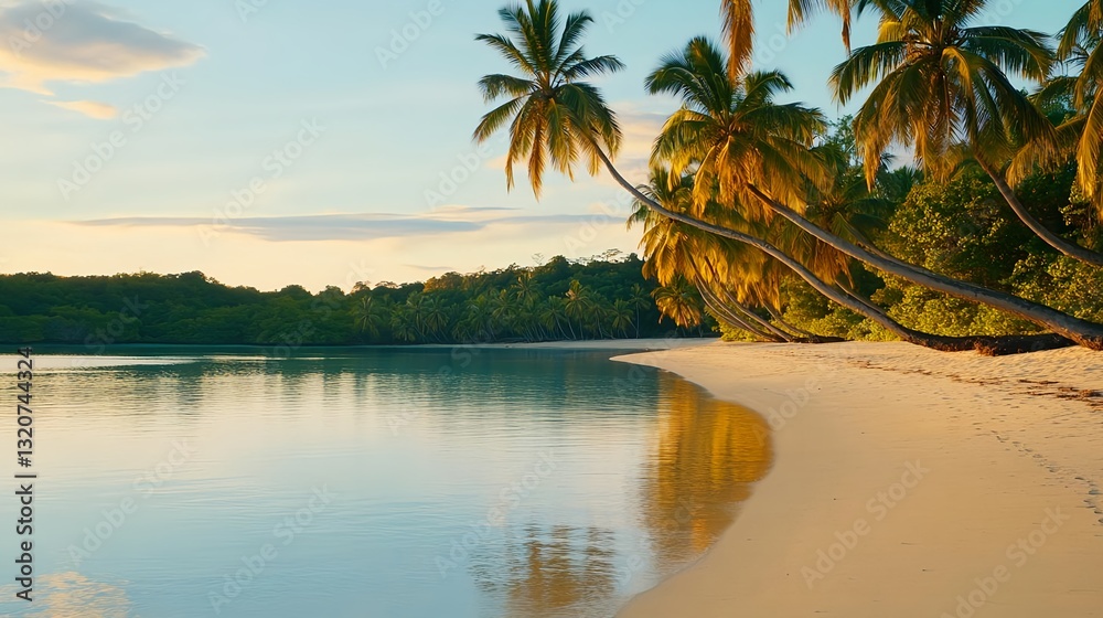 Obraz premium Tropical Sunset Beach Paradise - Travel