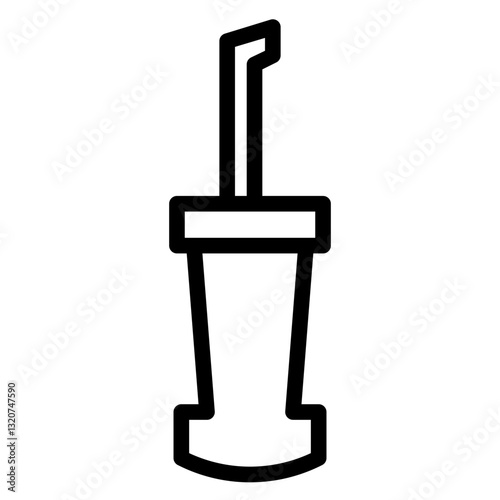 Awl Tool Workshop Line Icon