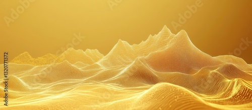 Golden Abstract Landscape photo