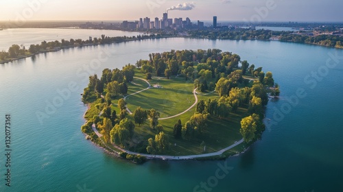 Belle Isle Park: Detroit's 982-Acre Island Oasis for Recreation and Relaxation in Michigan, USA