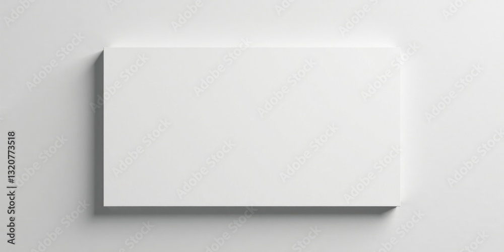 Blank Rectangular Surface on a Light Grey Background, Ideal for Presentations and Mockups Blank Rectangular Surface on a Light Grey Background, Ideal for Presentations and Mockups