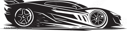 Stylish Supercar Silhouettes Collection
