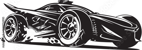 Stylish Supercar Silhouettes Collection

