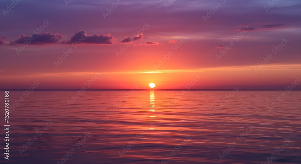 Fototapeta premium sunset over the sea