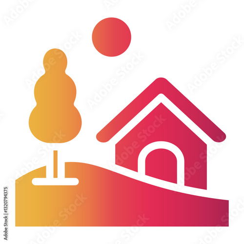 village Gradient icon