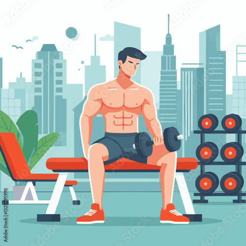 gym, fitness, exercise, healthy, training, sport, workout, health, equipment, fit, club, interior, power, activity, body, athlete, strength, lifestyle, woman, weight, bodybuilding, active, center, wel