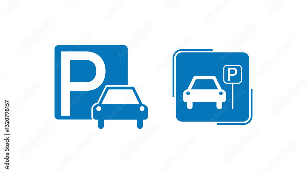 Car Parking Icon. Parking Lot Sign, Vehicle Parking Symbol, Auto Park Area, Transport Parking Spot, Public Parking Indicator, Garage Parking, Roadside Parking Sign Car Parking Icon. Parking Lot Sign, Vehicle Parking Symbol, Auto Park Area, Transport Parking Spot, Public Parking Indicator, Garage Parking, Roadside Parking Sign