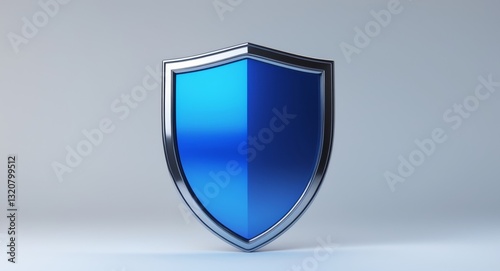 A Shiny Blue Shield Represents Security and Protection Strong and Reliable. Free Download A Shiny Blue Shield Represents Security and Protection Strong and Reliable. - GFXLoad