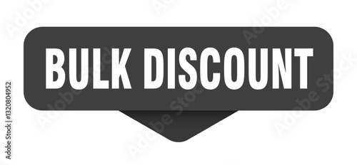 bulk discount sticker. bulk discount sign on transparent background