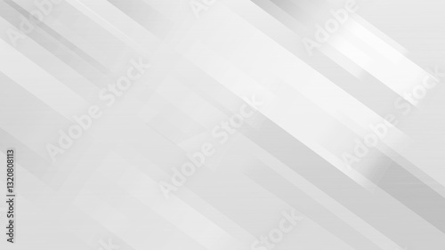 White Gray Abstract Background, Abstract Background Gray . White abstract gradient background with triangular decoration on the sides.
