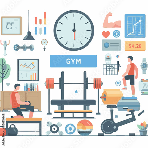 gym, fitness, exercise, healthy, training, sport, workout, health, equipment, fit, club, interior, power, activity, body, athlete, strength, lifestyle, woman, weight, bodybuilding, active, center, wel