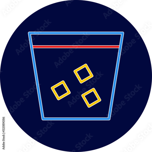 Unique Double Shot Vector Icon