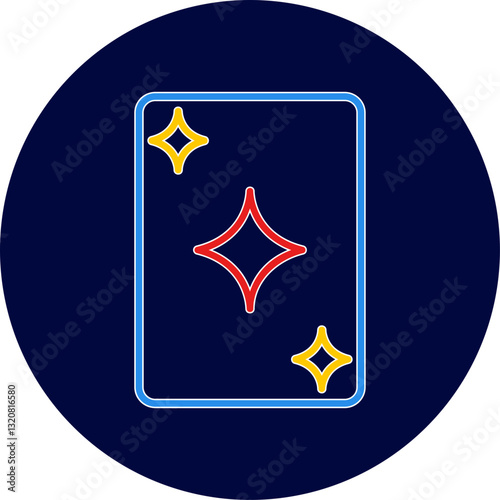 Unique Card Vector Icon
