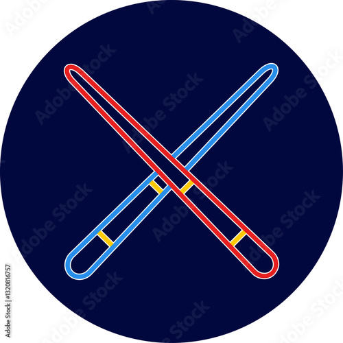 Pool Cue Vector Icon