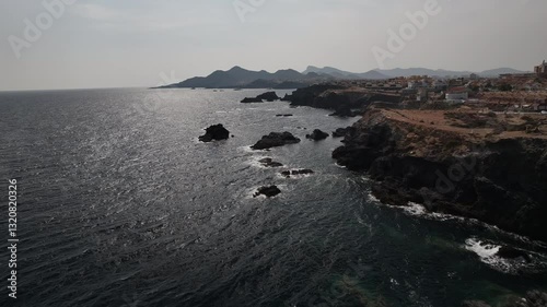 Faro del Cabo de Palos en Cartagena, Murcia, España