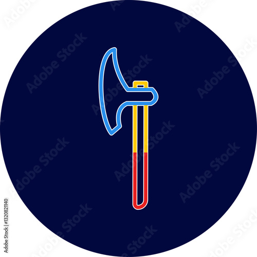 Unique Axe Vector Icon