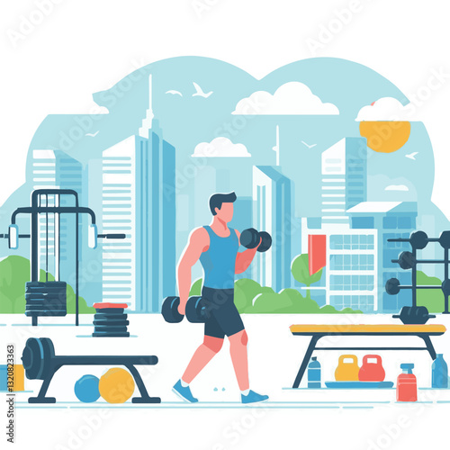 gym, fitness, exercise, healthy, training, sport, workout, health, equipment, fit, club, interior, power, activity, body, athlete, strength, lifestyle, woman, weight, bodybuilding, active, center, wel