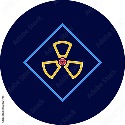 Radiation Vector Icon
