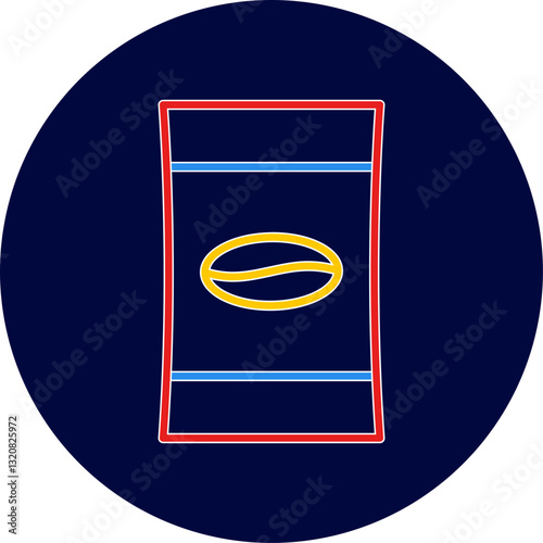 Coffee Packets Vector Icon