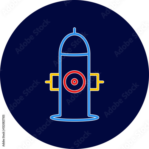 Unique Hydrant Vector Icon